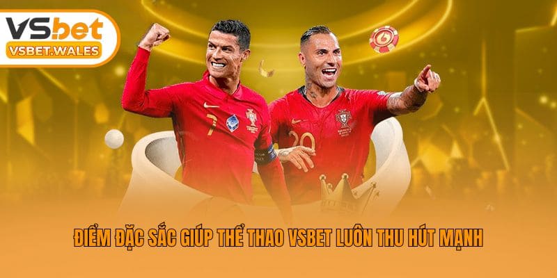                Điểm đặc sắc giúp thể thao Vsbet luôn thu hút mạnh